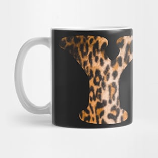 Letter Y leopard print Mug